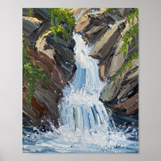 Póster The Relentless Descent: A Textural Study (Frente)