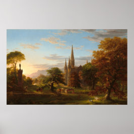 Póster The Return - Thomas Cole Fine Art Poster