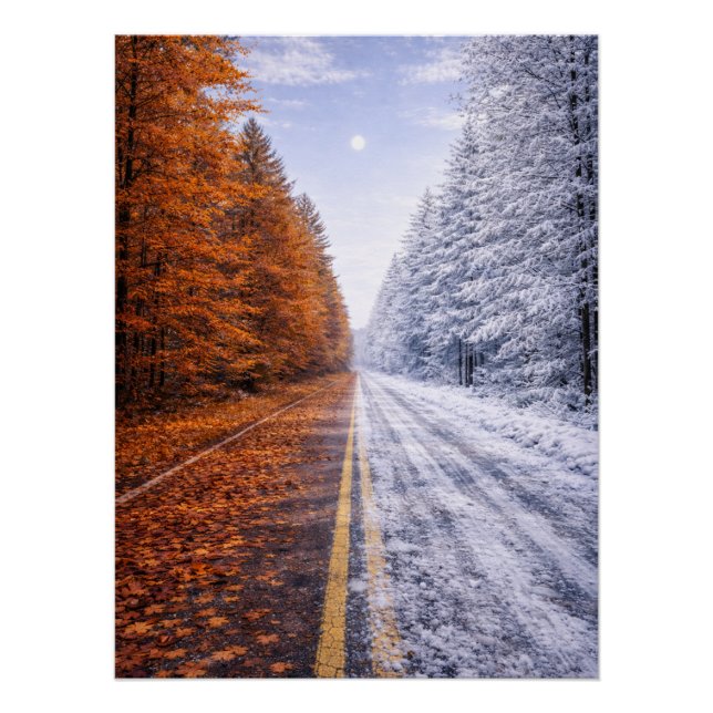 Póster The Road Between Seasons – Time and Choice  (Anverso)