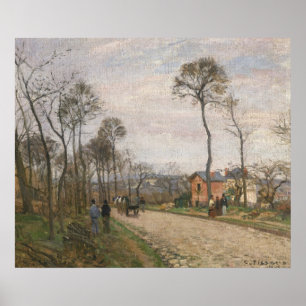 Póster The Road from Louveciennes, 1870