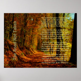 Póster The Road Not Taken