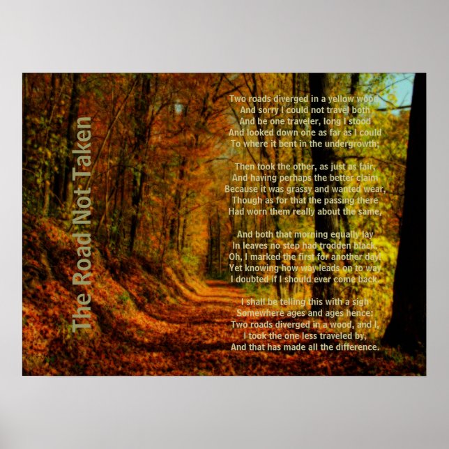 Póster The Road Not Taken (Frente)