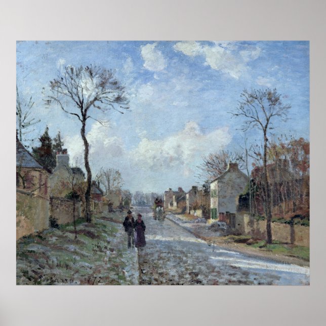 Póster The Road to Louveciennes, 1872 (Frente)