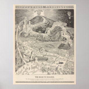 Póster The Road to Success Poster