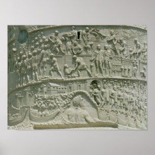 Póster The Roman army crossing the Danube