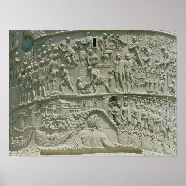 Póster The Roman army crossing the Danube (Frente)