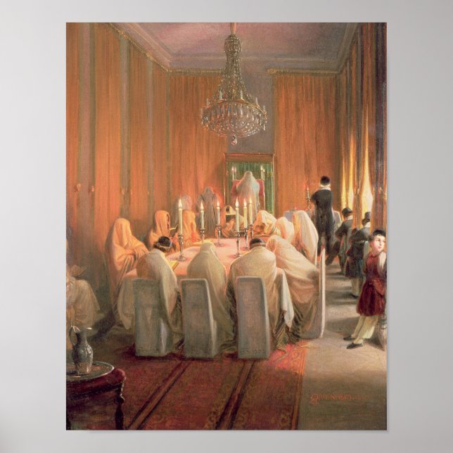 Póster The Rothschild Family at Prayer (Frente)