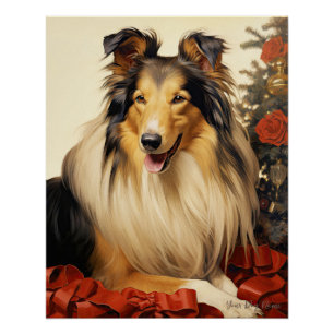 Póster The Rough Collie Dog 003 - Odessa Leyendecker