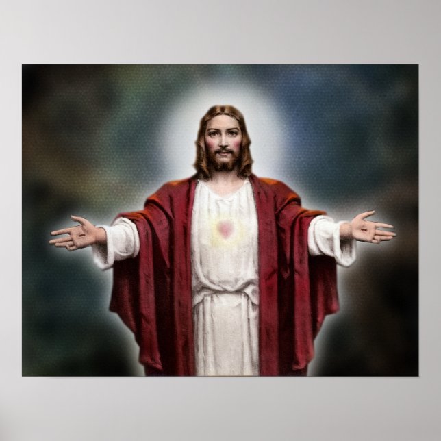 Póster The Sacred Heart of Jesus (Frente)