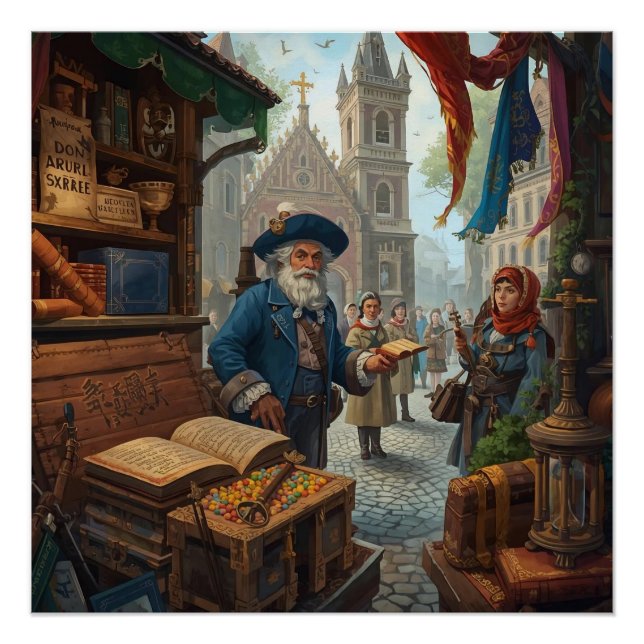 Póster The Scholar’s Market (Anverso)