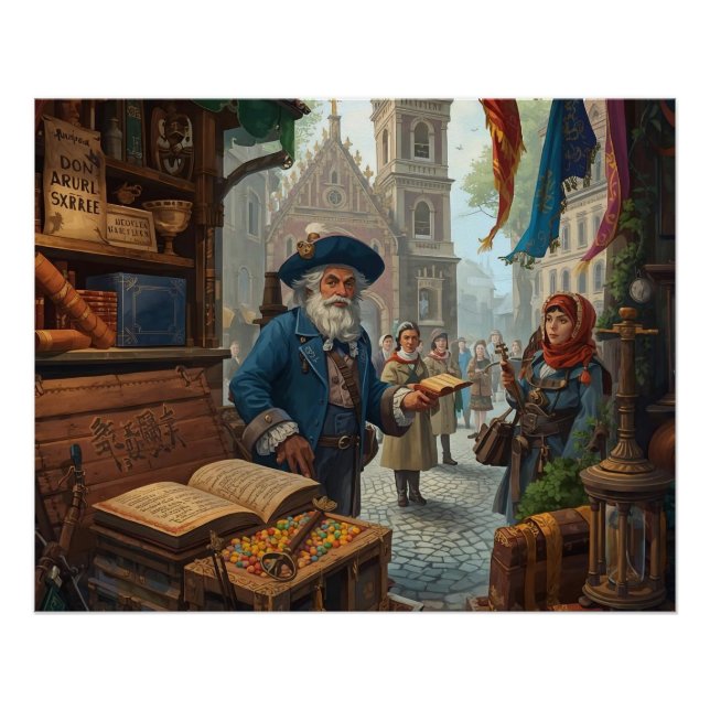 Póster The Scholar’s Market (Anverso)