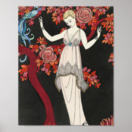 Póster The Science Tree Evening Dress - George Barbier