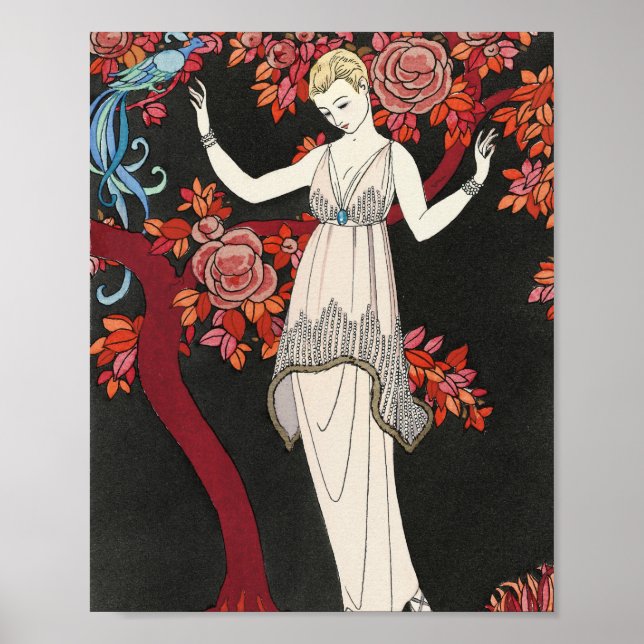 Póster The Science Tree Evening Dress - George Barbier (Frente)