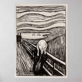 Póster The Scream (1895) by Edvard Munch.