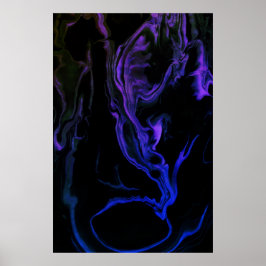 Póster The Scream-an Abstract Art Creation on a 24x36 in.
