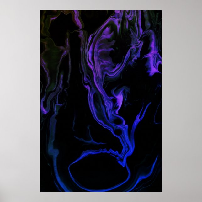 Póster The Scream-an Abstract Art Creation on a 24x36 in. (Frente)
