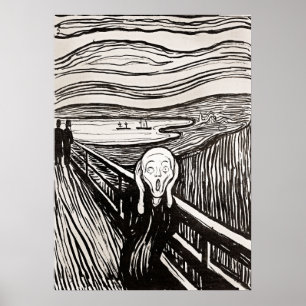 Póster The Scream by Edward Munch Poster