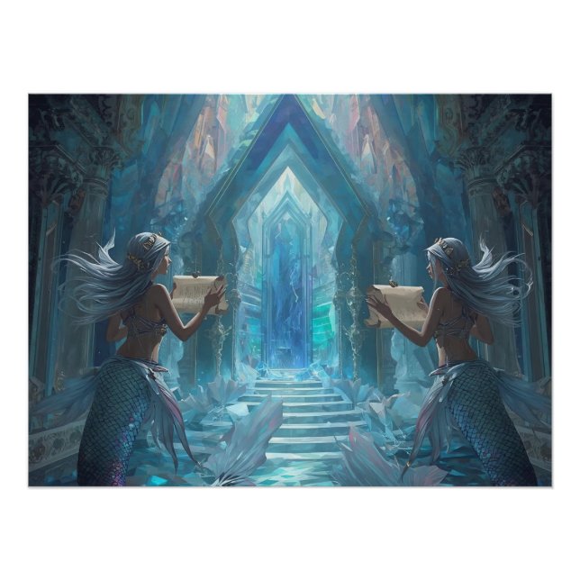 Póster The Scroll Keepers of the Deep” (Anverso)