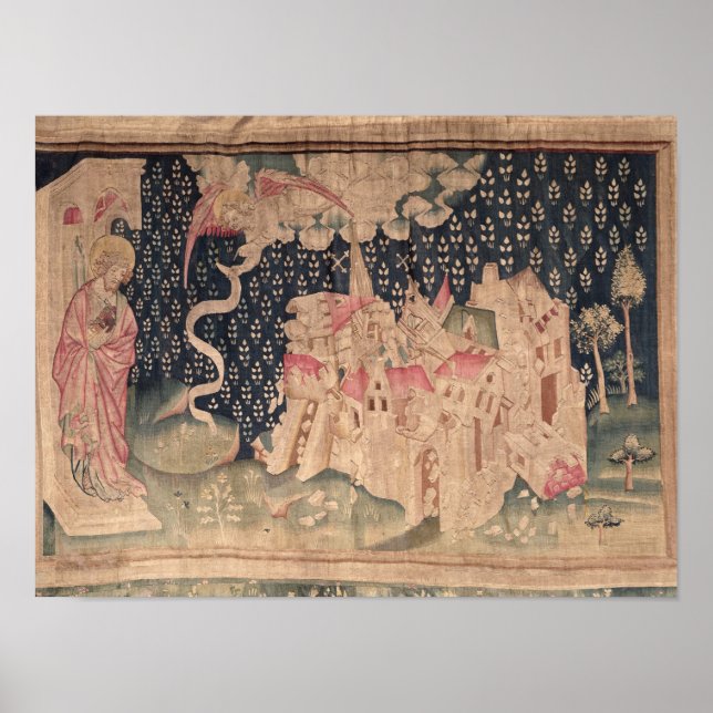 Póster The second angel announces the fall of Babylon (Frente)