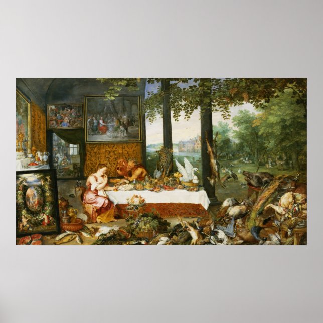 Póster The Sense of Taste, 1618 (Frente)