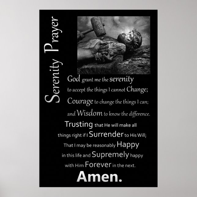 Póster The Serenity Prayer (Frente)