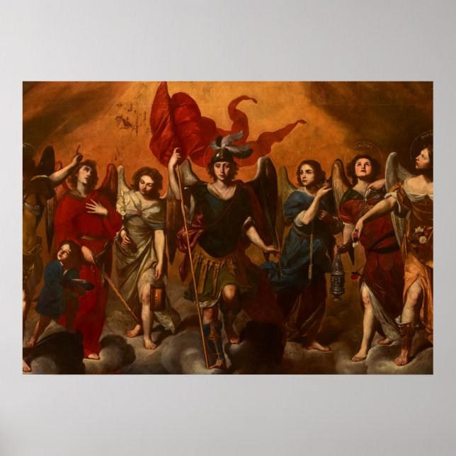 Póster The Seven Archangels by Massimo Stanzione (Frente)