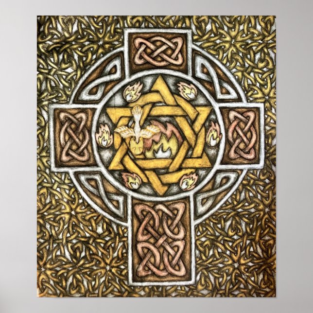 Póster "The Seven Gifts of the Holy Spirit" - pen (Frente)