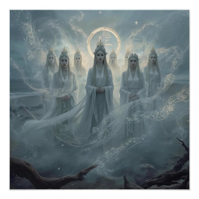 Póster The Seven Queens of the Mist (Anverso)
