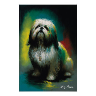 Póster The Shih Tzu Dog - Composition 001