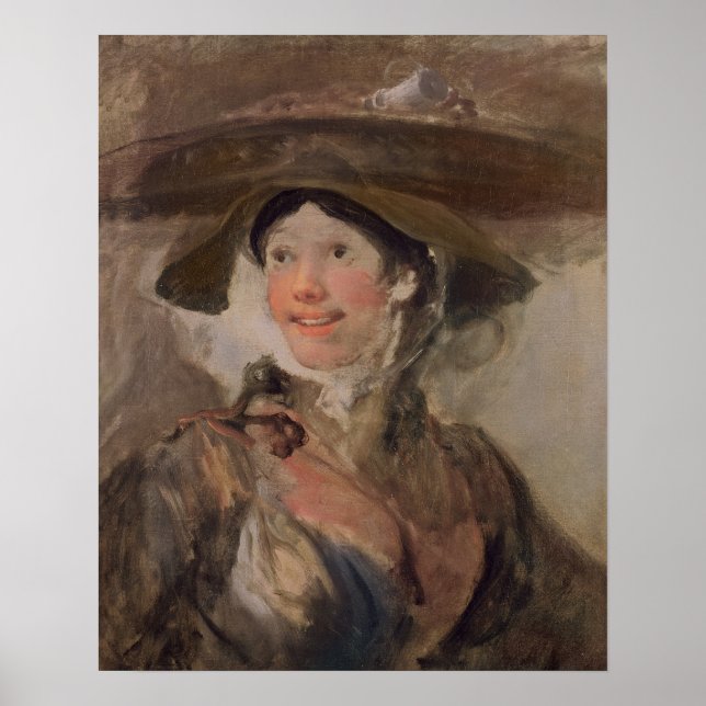 Póster The Shrimp Girl, c.1745 (Frente)