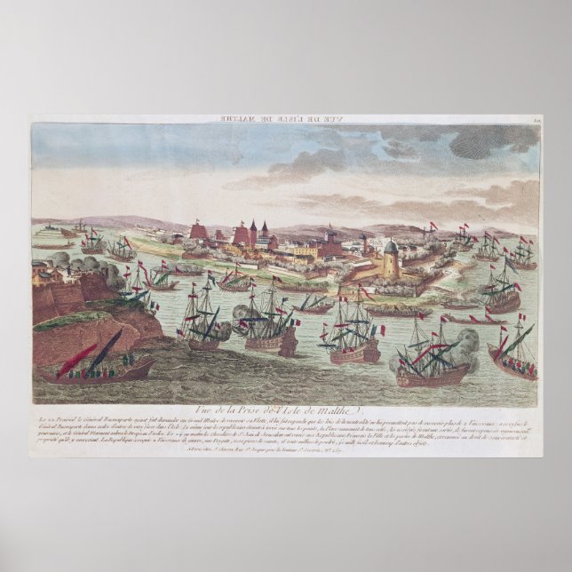 Póster The Siege of Malta, 12th June 1798 (Frente)