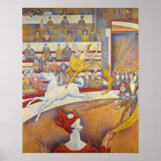 Póster The Sircus by Georges Seurat - Vintage Art