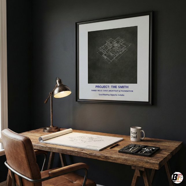 Póster The Smith Family "Chief Architect" Blueprint Art P (Subido por el creador)