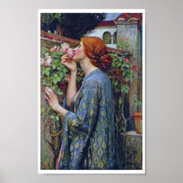 Póster The Soul of the Rose, John William Waterhouse (Frente)