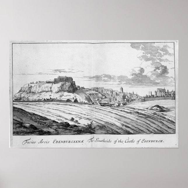 Póster The Southside of the Castle of Edinburgh (Frente)