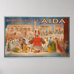 Póster The Spectacle Aida Theatrical Poster