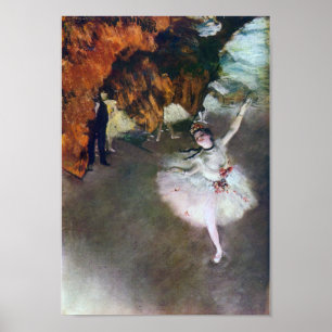 Póster The Star, Ballerina, Edgar Degas, 1878