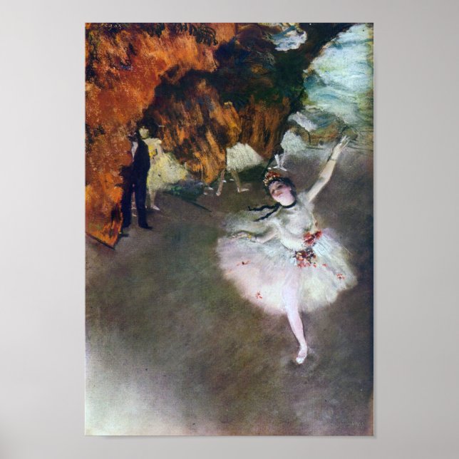 Póster The Star, Ballerina, Edgar Degas, 1878 (Frente)