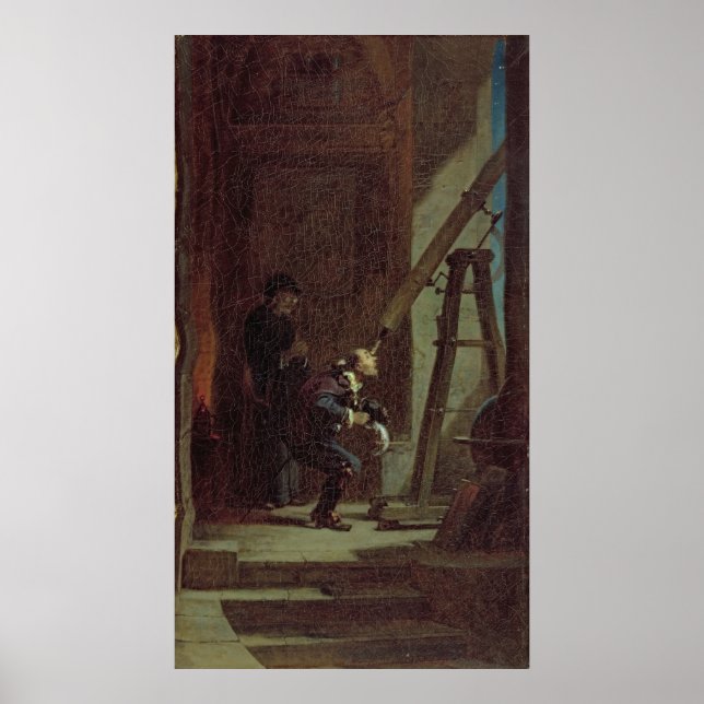 Póster The Stargazer, c.1863 (Frente)