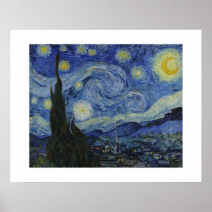 Póster The Starry Night by Van Gogh