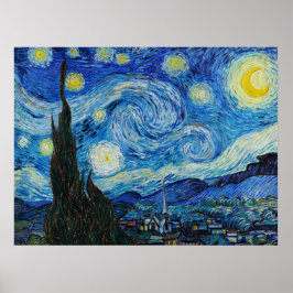Póster The Starry Night by Van Gogh 