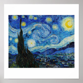 PÓSTER "THE STARY NIGHT" 1889 DE VINCENT VAN GOGH