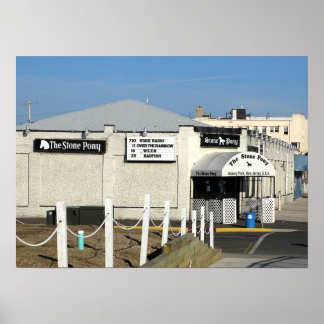 Póster The Stone Pony in Asbury Park NJ (Frente)