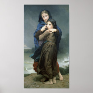 Póster The Storm (L'Orage) by Bouguereau