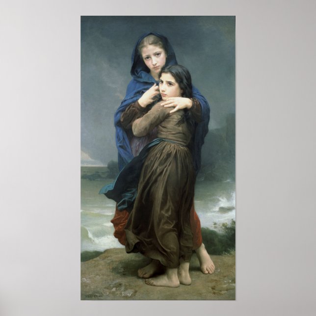 Póster The Storm (L'Orage) by Bouguereau (Frente)