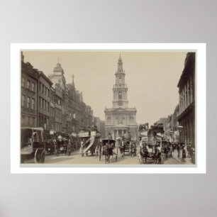 Póster The Strand, c.1880 (sepia photo)