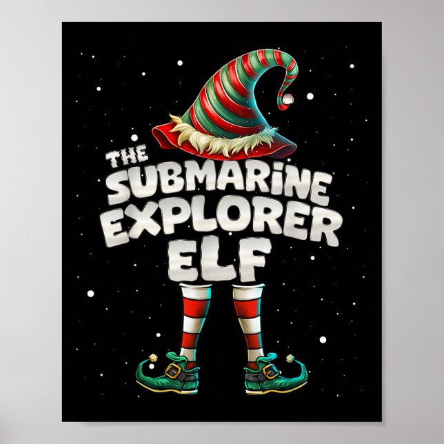 Póster The Submarine Explorer Elf Family Matching Group C (Frente)