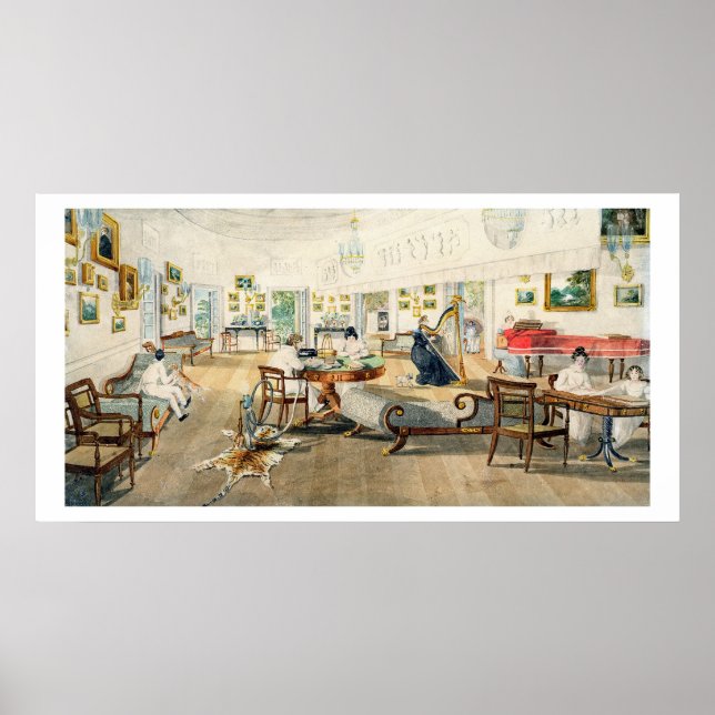 Póster The Summer Room in the Artist's House at Patna, In (Frente)