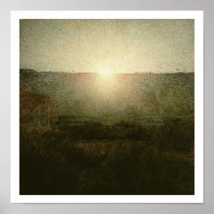 Póster The Sun (sol naciente) 1904 (aceite en lona)