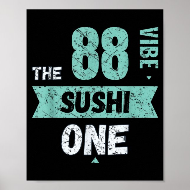 Póster The Sushi One _ Matching Family Couple Friends – V (Frente)